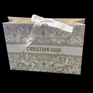 Christian Dior Holiday Edition Gift Bag with Ribbon